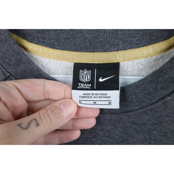 Nike On Field Mens M Spell Out Baltimore Ravens Football Crewneck Sweatshirt - Picture 9 of 15